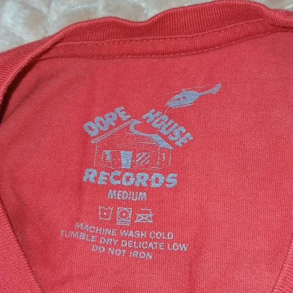Spm dope house records red/gray medium tee - Picture 3 of 3